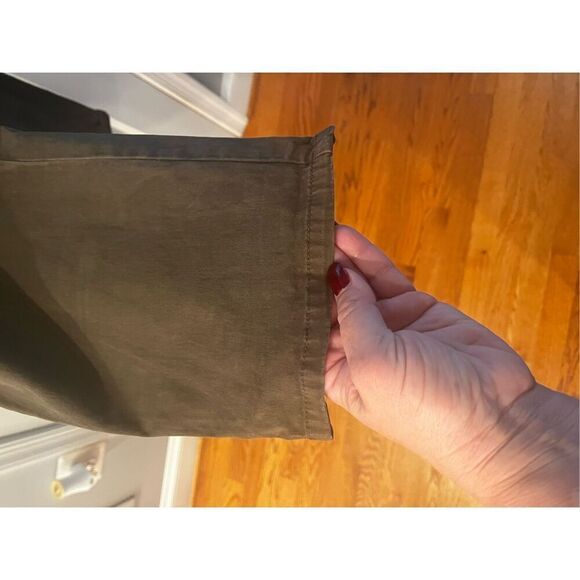Lou & Gray Olive Brown Tie Waist Jogger Pant sz XL - Picture 6 of 10
